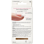 Kiss False Nails Salon Acrylic French Nails - Je T'aime (Back of Packaging)